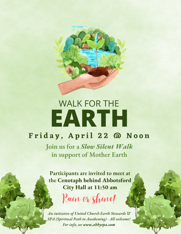 Walk for the Earth: Silent, Slow Walk for Earth Day