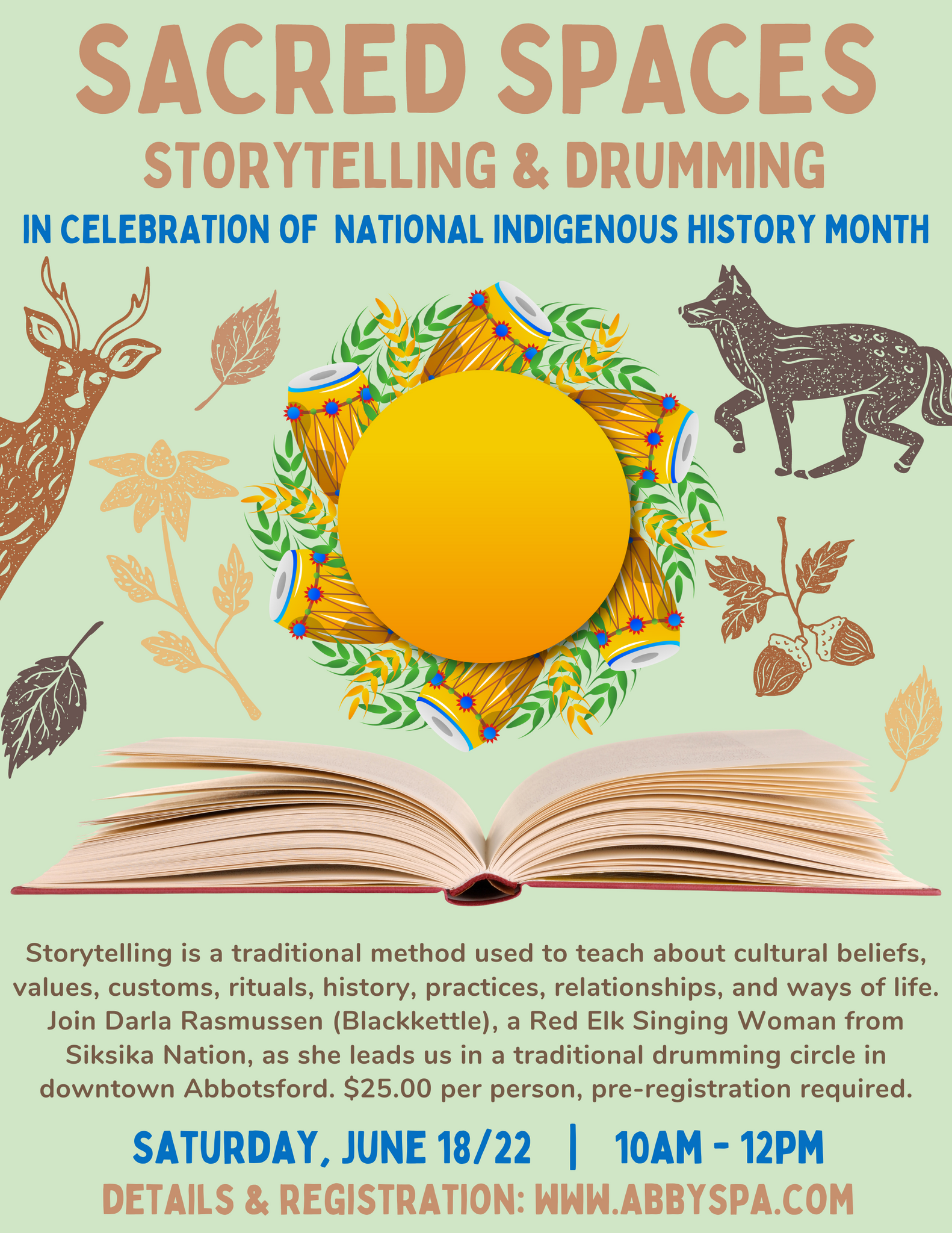 Sacred Spaces: Storytelling & Drumming