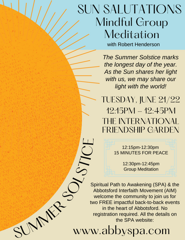 Sun Salutations Mindful Group Meditation
