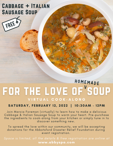 'For the Love of Homemade Soup' Virtual Cook-Along