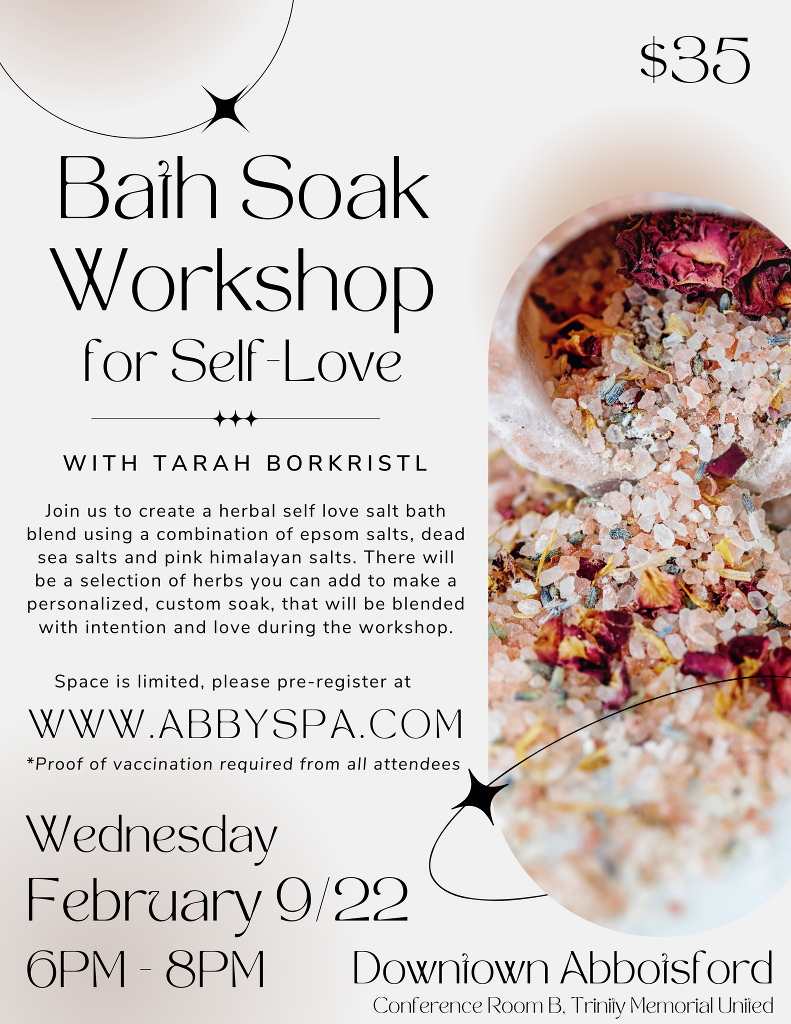 Bath Soak Workshop for Self Love