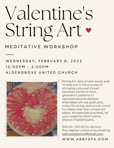 Valentine's String Art Workshop