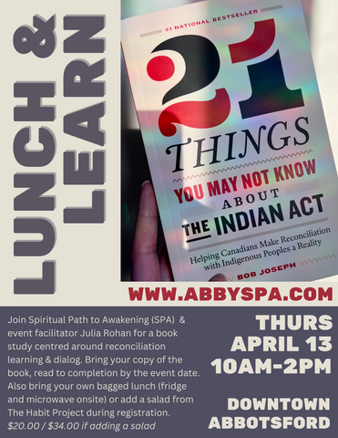Lunch & Learn: “21 Things You May Not Know About The Indian Act”